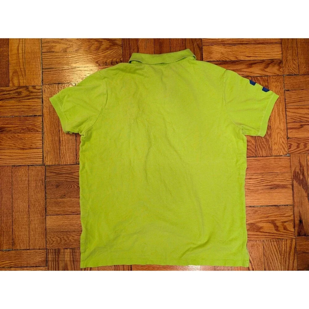 Polo Ralph Lauren Men XL Green Cotton Big Pony Short Sleeve Polo #3